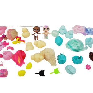 LOL Surprise Doll Lot Girl's Large Lot & Accessories Figures & Hair Changing